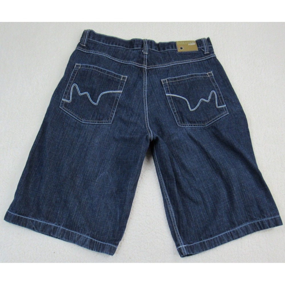 Evolution in Design Shorts Men 40 Baggy Wide Leg Y2K Embroidery Skater‎ Hip Hop